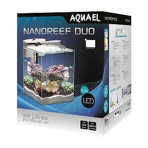 Aквариум Aquael NANO REEF DUO LED белый, 49 л