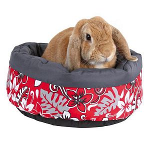 Лежак TRIXIE «Flower» для кролика, 35 см, красный
