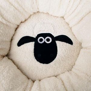 Лежак TRIXIE «Shaun the sheep», круглый, D 50 см, кремовый
